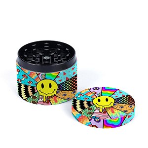 Dichavador de Metal Smile Psicodélico