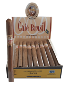 Caixa de Charuto Café Brasil Chocolate com 20 und