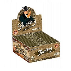 Caixa de Seda Smoking King Size Orgânica com 50 und