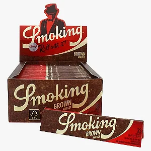 Caixa de Seda Smoking Brown Rolls 24 un