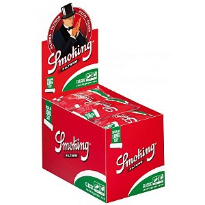 Caixa de Filtro Smoking Clássico Longo 8mm 25 Bags