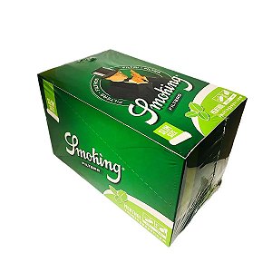 Caixa de Filtro Smoking Menthol 6mm 10 Bags
