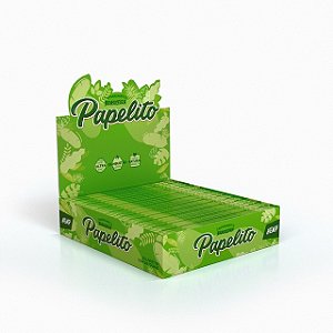 Caixa de Seda Papelito Hemp King Size com 25 und