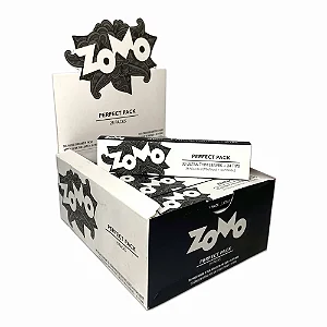 Seda Zomo King Size Perfect Black + Tips – Caixa com 25 unidades