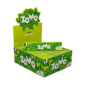 Caixa de Seda Zomo King Size Slim Alfalfa - c/50 uni