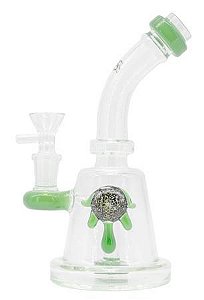 Bong de Vidro Slime percolator Cultura Dab 20cm