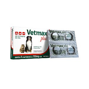 Vetmax plus 4 comprimidos 700mg