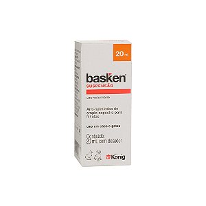 Vermífugo para cães e gatos Basken suspensão 20ml