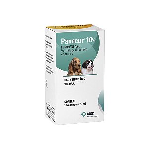 Vermífugo Panacur 10% Suspensão Oral 20 ml