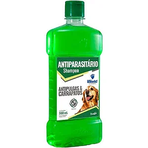 Shampoo Antiparasitário World Veterinária Dug's Antipulgas e Carrapatos para Cães
