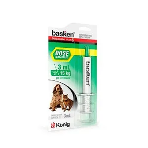 Basken Suspensão Seringa Cães e Gatos
