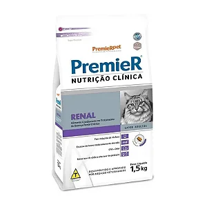 Ração Premier Nutrição Clínica Renal para Gatos 1,5 kg
