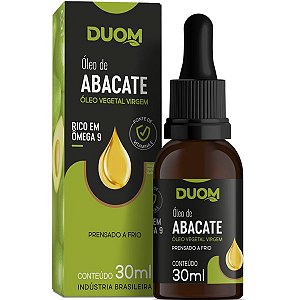 Oleo de Abacate Gotas 30ml Duom