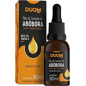 Oleo de Abobora Gotas 30ml Duom