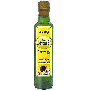 Oleo de Girassol Prensado a Frio 250ml Duom