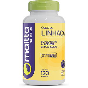 Oleo de Linhaca 1000mg 120caps Maltta