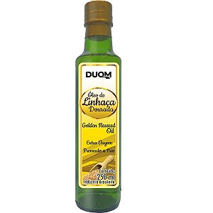 Oleo de Linhaca Dourada Prensado a Frio 250ml Duom