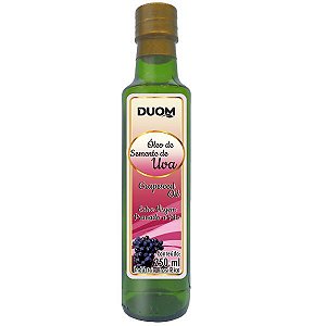 Oleo de Semente de Uva Prensado a Frio 250ml Duom