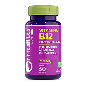 Vitamina B12 (1 ao dia) 60caps Maltta