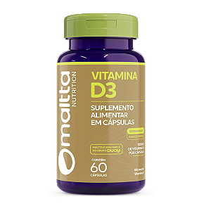 Vitamina D3 (1 ao dia) 60caps Maltta