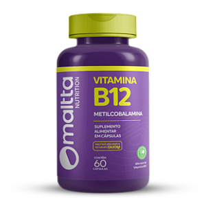 Metilcobalamina Vitamina B12 (1 ao dia) 60caps Maltta