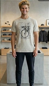 Camiseta Algodão Ciclismo Bicicleta Esportiva