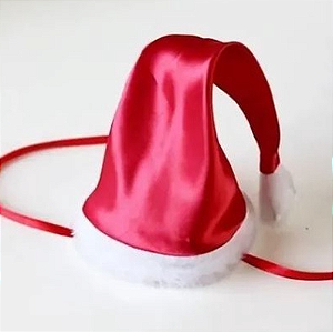 Gorro Touca de Papai noel para Pet