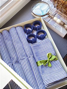 Kit Listras Azul Marinho
