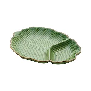 Petisqueira de Cerâmica Banana Leaf