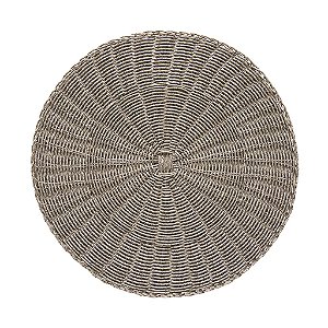 Jogo Americano Wolff Mix de Rattan Cinza 38cm