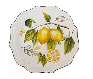 Conjunto 6 Pratos de Sobremesa Cerâmica Toscana