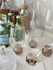 Taça Transparente e Ambar 540ml