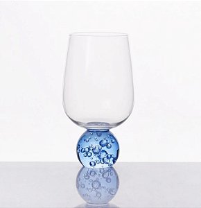 Taça Transparente e Azul 540ml