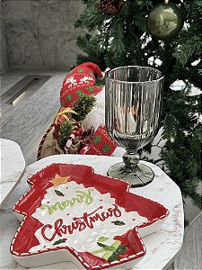 Petisqueira Árvore de Natal Cerâmica