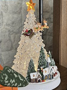 Árvore de Natal Iluminada com Música