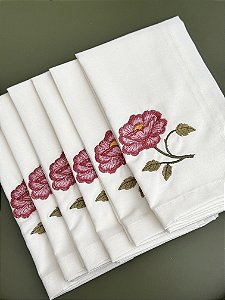 Guardanapo Off White Flora