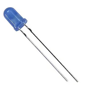 LED difuso 5mm - Azul