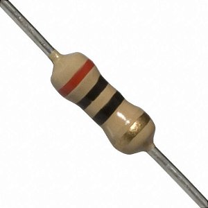 Resistor 20R 5% (1/4W) - 10 unidades