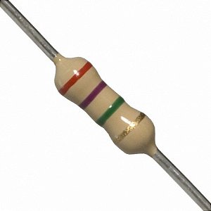 Resistor 2M 5% (1/4W) - 10 unidades