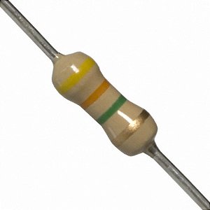 Resistor 4M7 5% (1/4W) - 10 unidades
