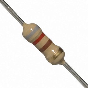 Resistor 820R 5% (1/4W) - 10 unidades