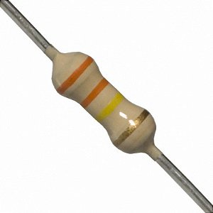 Resistor 330K 5% (1/4W) - 10 unidades