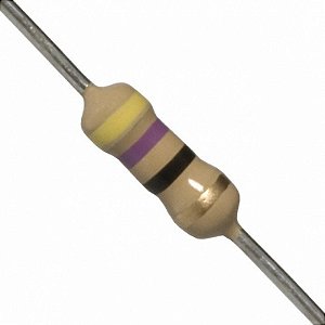 Resistor 47R 5% (1/4W) - 10 unidades