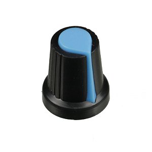 Knob para Potenciômetro 15x17mm Azul