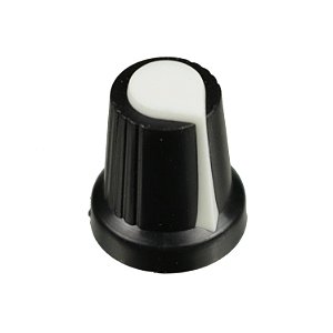 Knob para Potenciômetro 15x17mm Branco