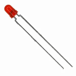LED difuso 3mm - Vermelho