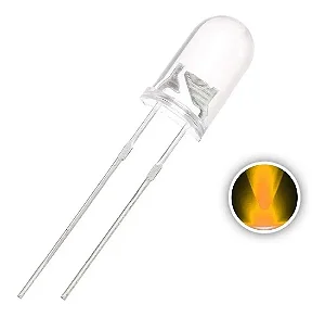 LED de Alto Brilho 5mm - Amarelo