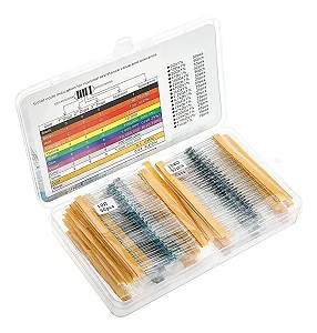 KIT 525X Resistores 17 Valores 1/4W 1% 0R ao 1MR