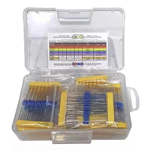 KIT 525X Resistores 17 Valores 1/4W 1% 0R ao 1MR