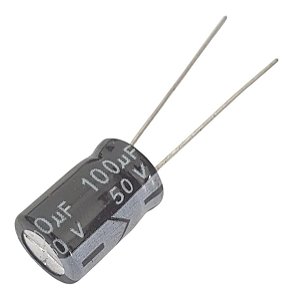 Capacitor Eletrolítico 100uf 50v